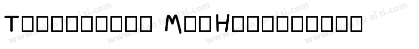 Tensentype MeiHeil字体转换